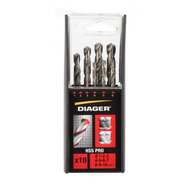 COFFRET FORET METAL HSS MEULE PRO 10PCS DIAMETRE1 A 10 MM COFFRET FORET METAL HSS MEULE PRO 10PCS DIAMETRE1 A 10 MM